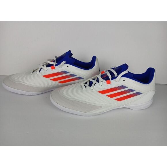 Adidas F50 League IN Soccer/ Football Shoes  White Blue Red  IF1395 Size 9.5 main image 15